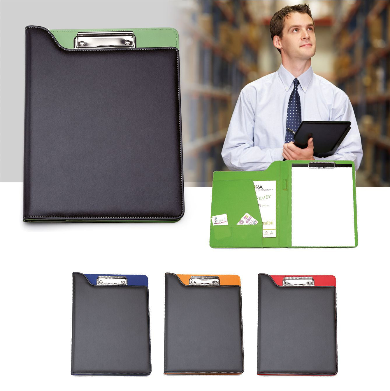 Cartella Congresso In Pu - 2781 con stampa a colori