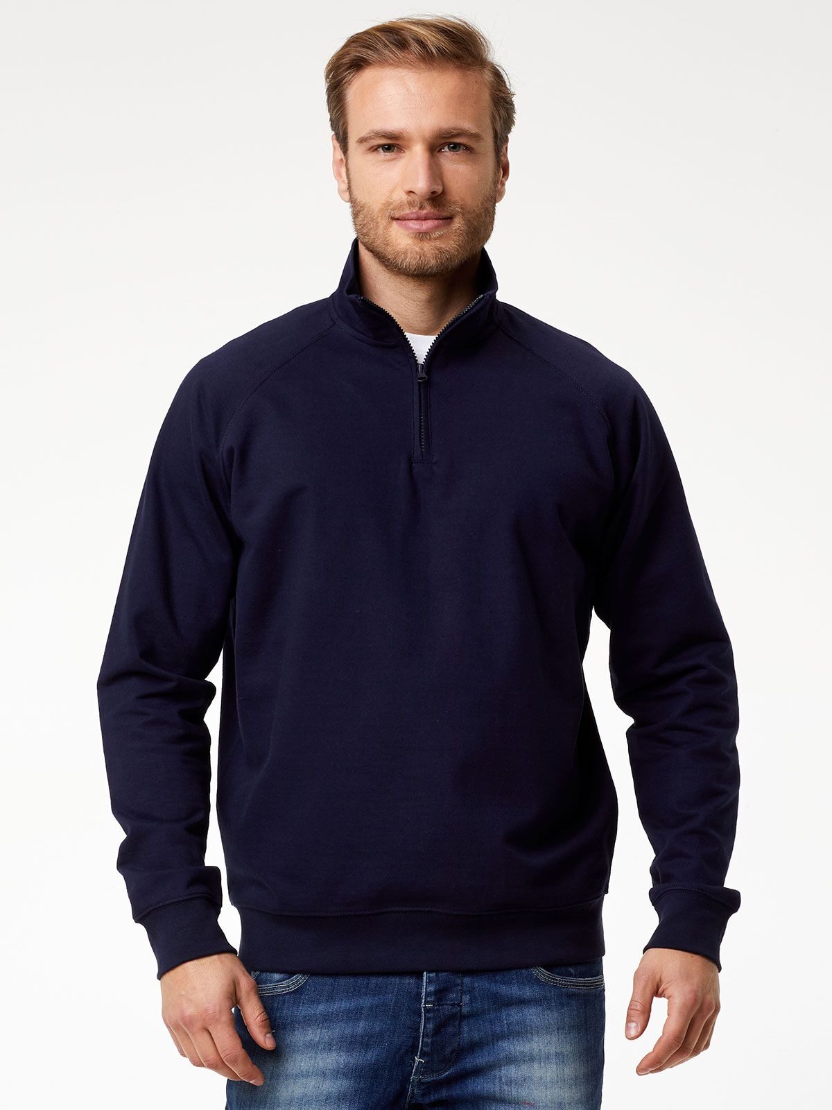 Felpa - Mezza Zip Leggera BS301