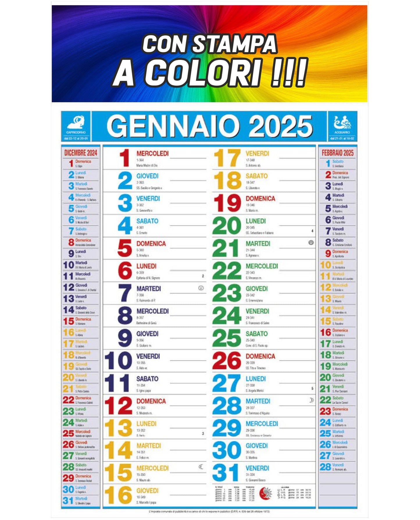 Olandese Multicolor 2026