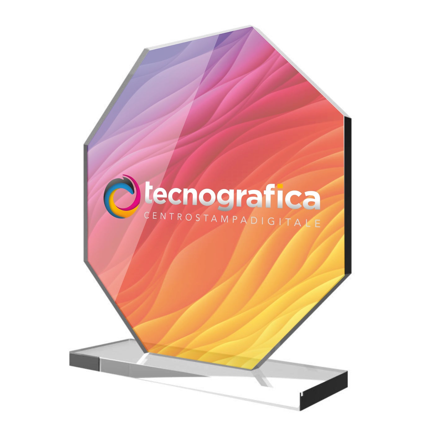 Targa premio in plexiglass