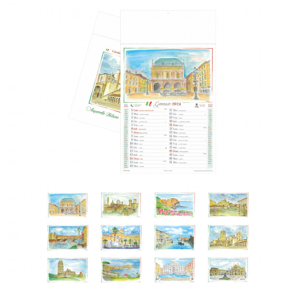 Calendario Illustrato 12 Fogli (2° Parte)