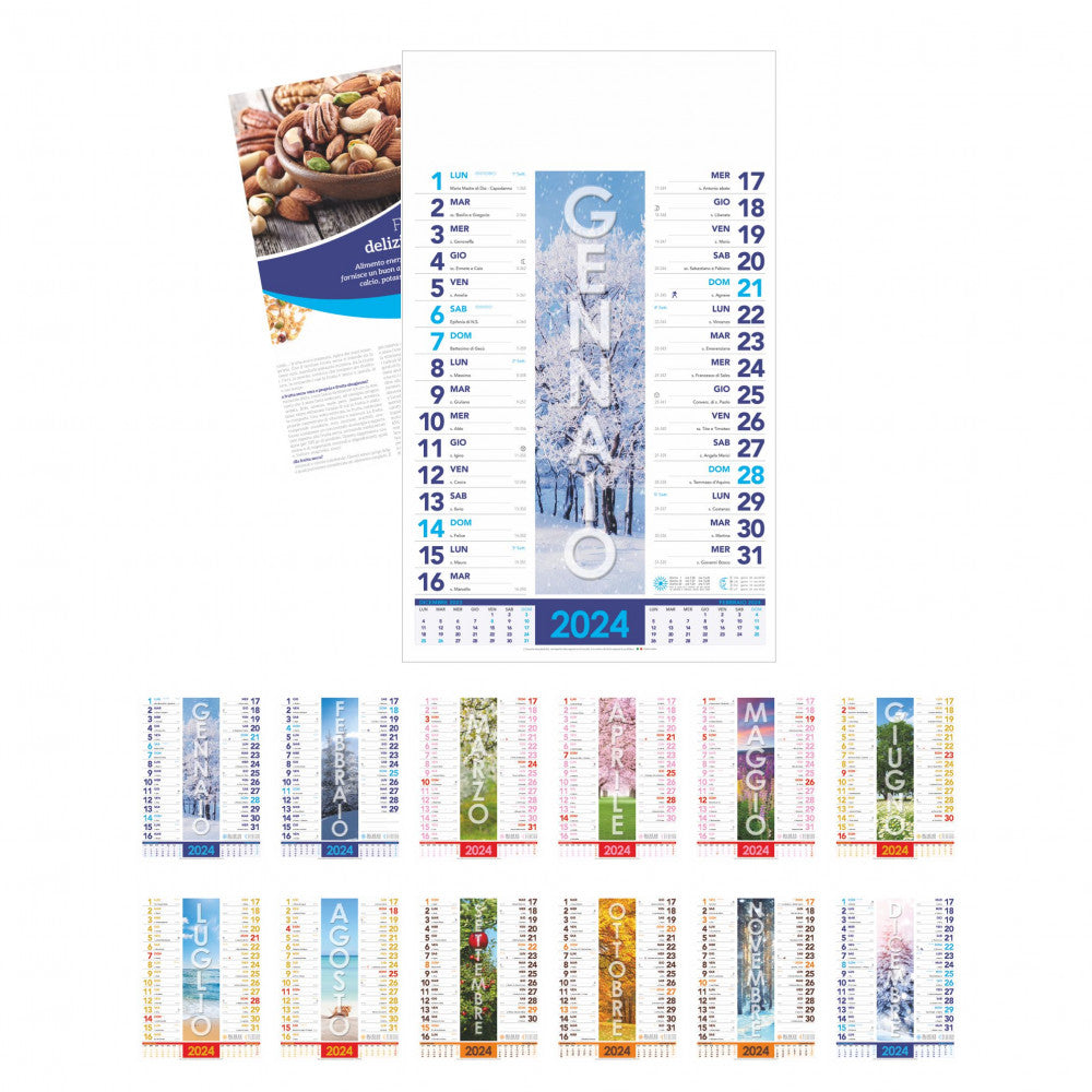 Calendario Illustrato 12 Fogli (2° Parte)