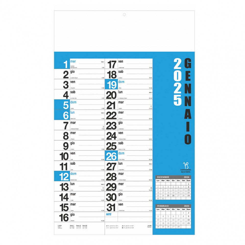 Calendario Norvegese 2026