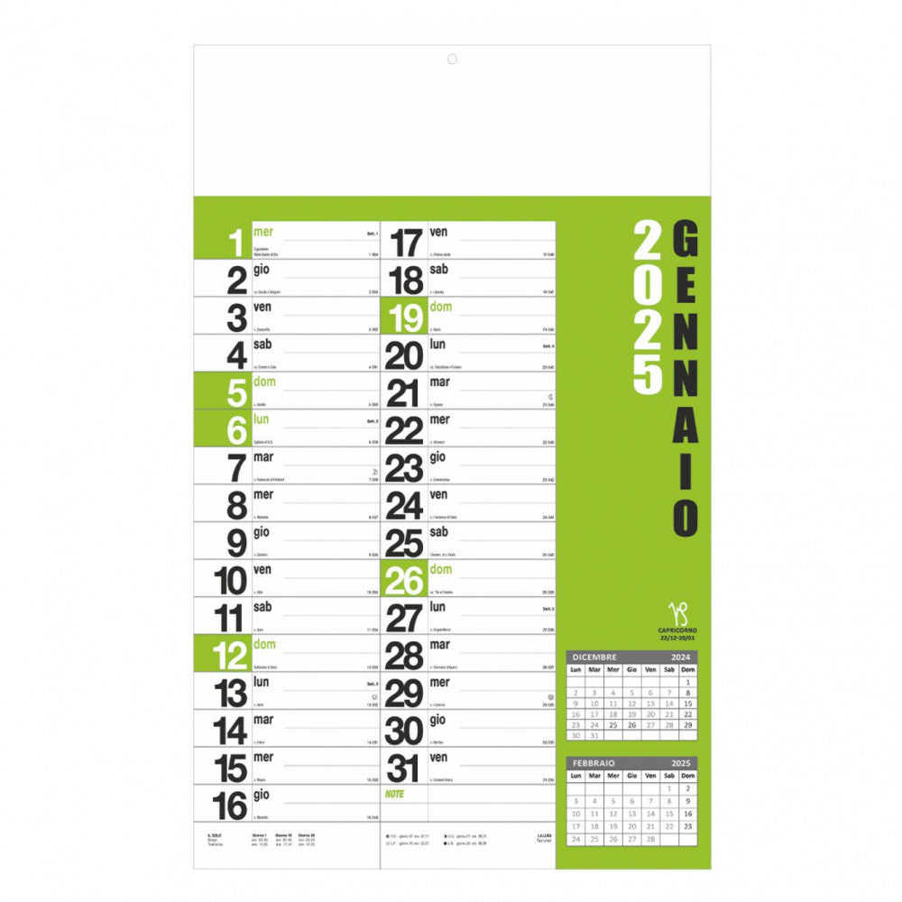 Calendario Norvegese 2026