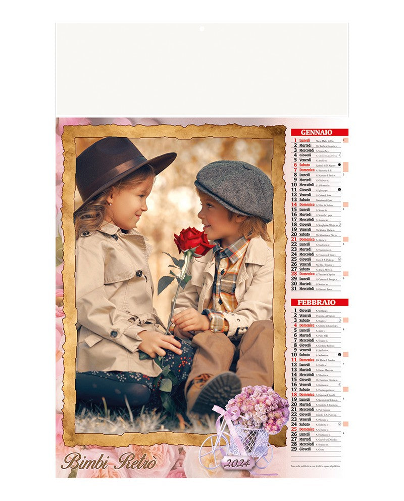 Calendario Illustrato 6 Fogli