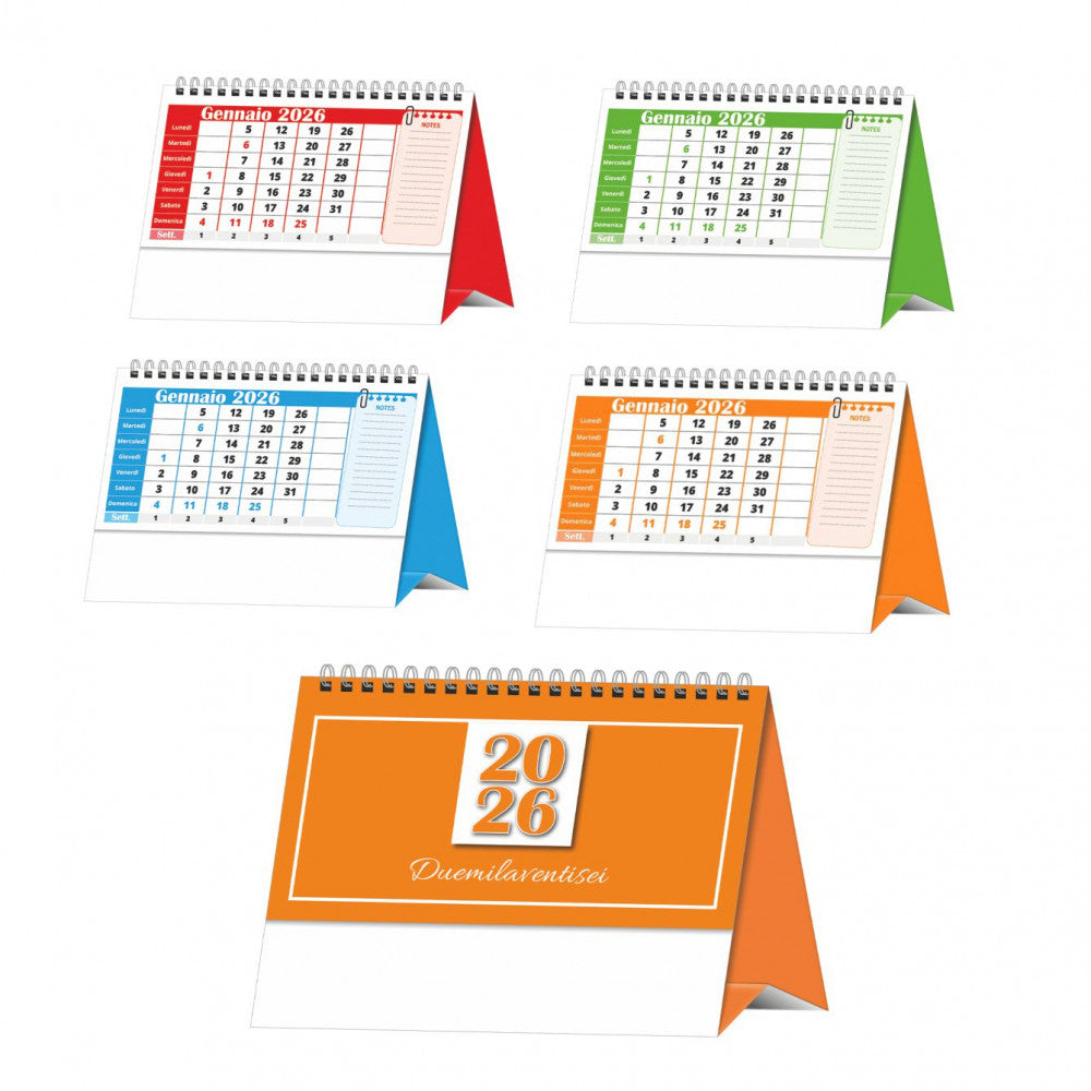 Calendario da Tavolo New Color Desk 2026