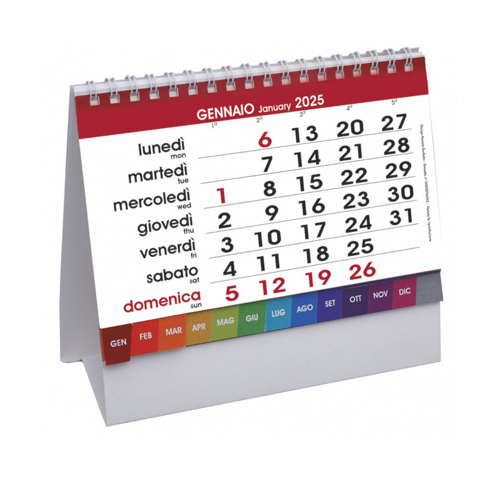 Calendario da Tavolo Desk 2025