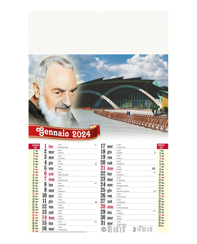 Calendario Illustrato 12 Fogli