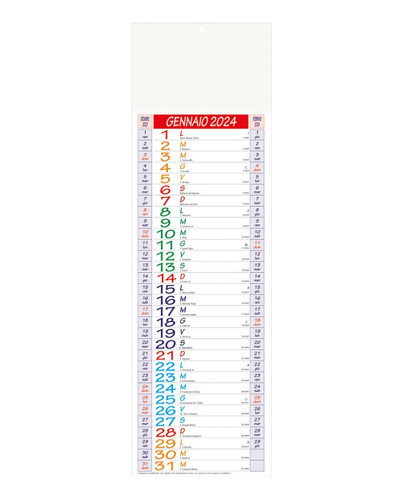 Calendario Silhouette 2026