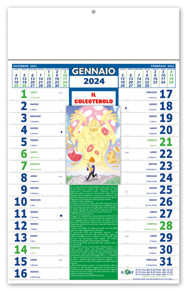 Calendario Illustrato 6 Fogli (2° Parte)