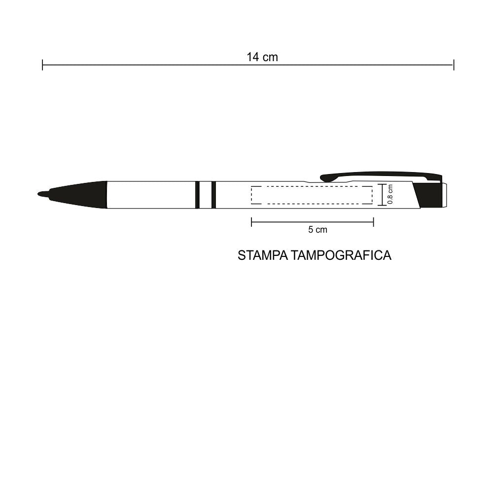 5109 Tito - Penna a Sfera CON STAMPA A COLORI