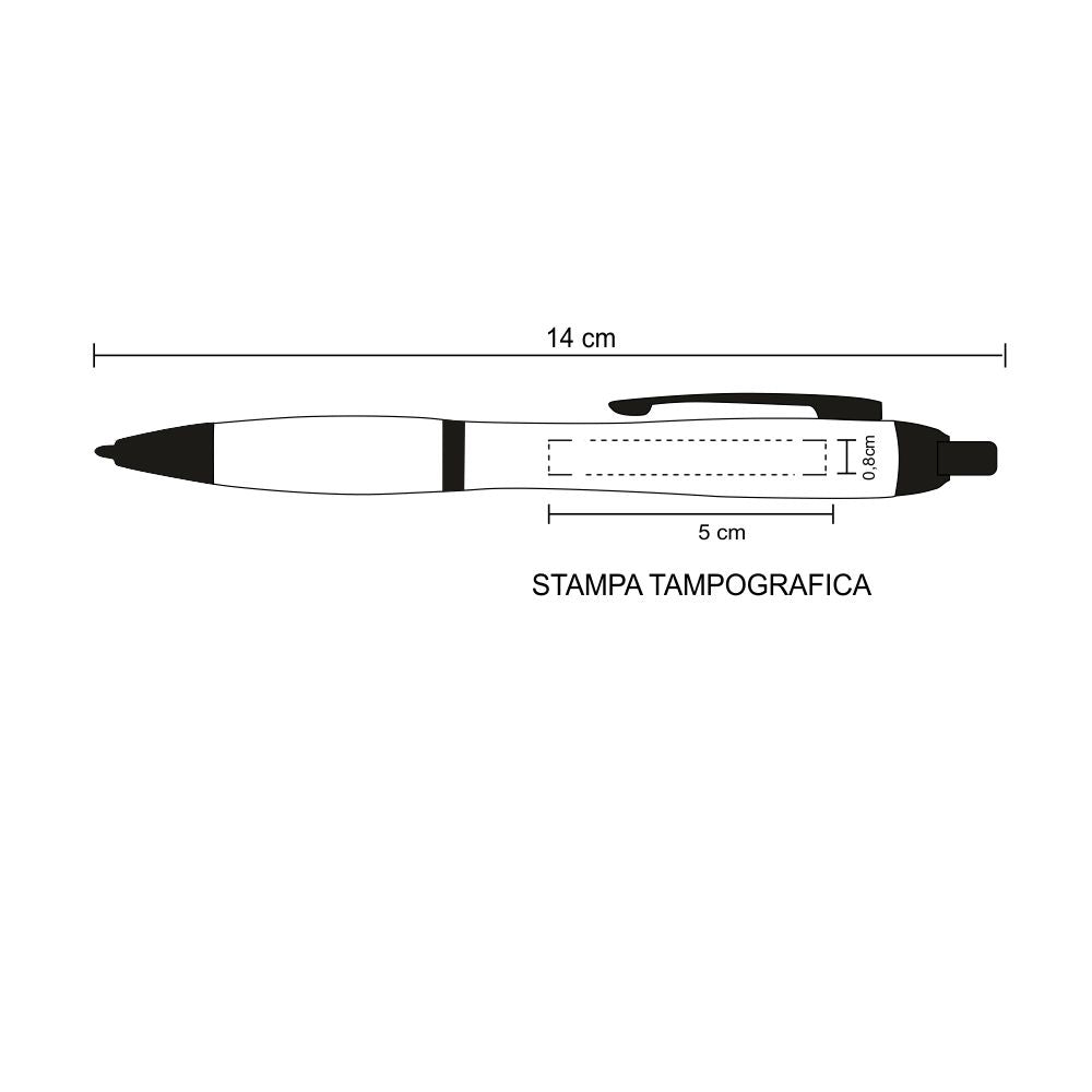 5216 Rush - Penna a Sfera CON STAMPA A COLORI