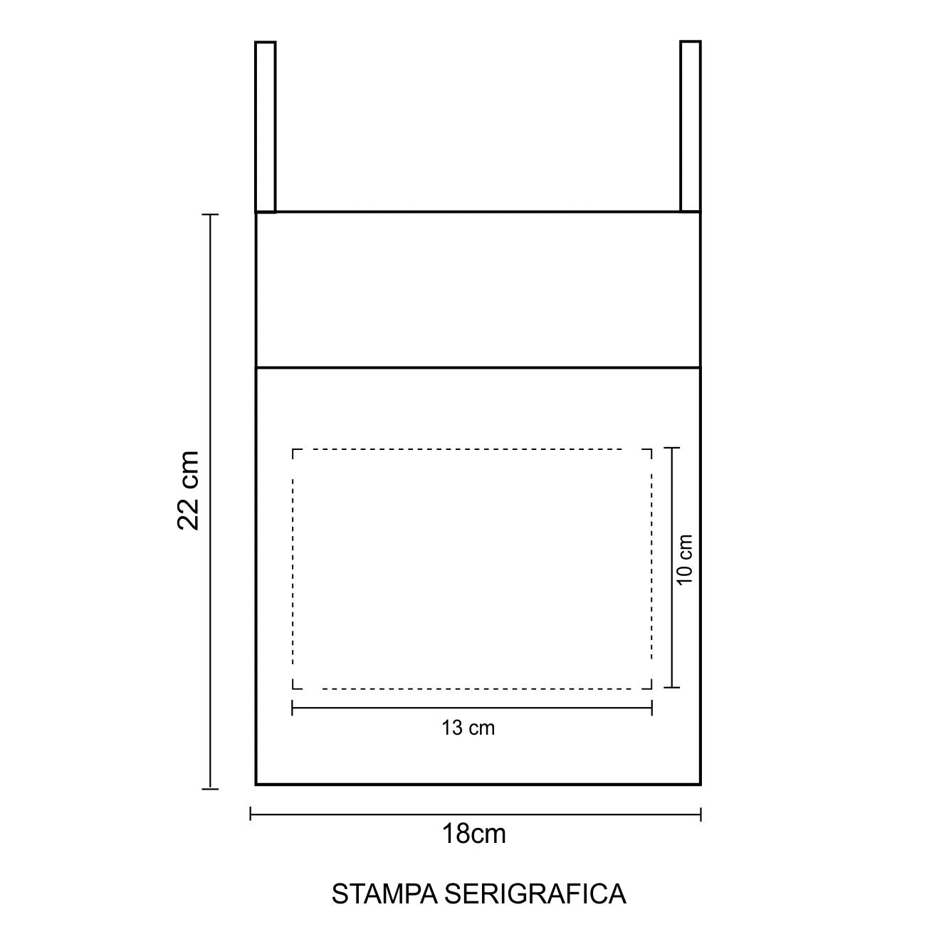 Porta Calice - 6089 con stampa a colori