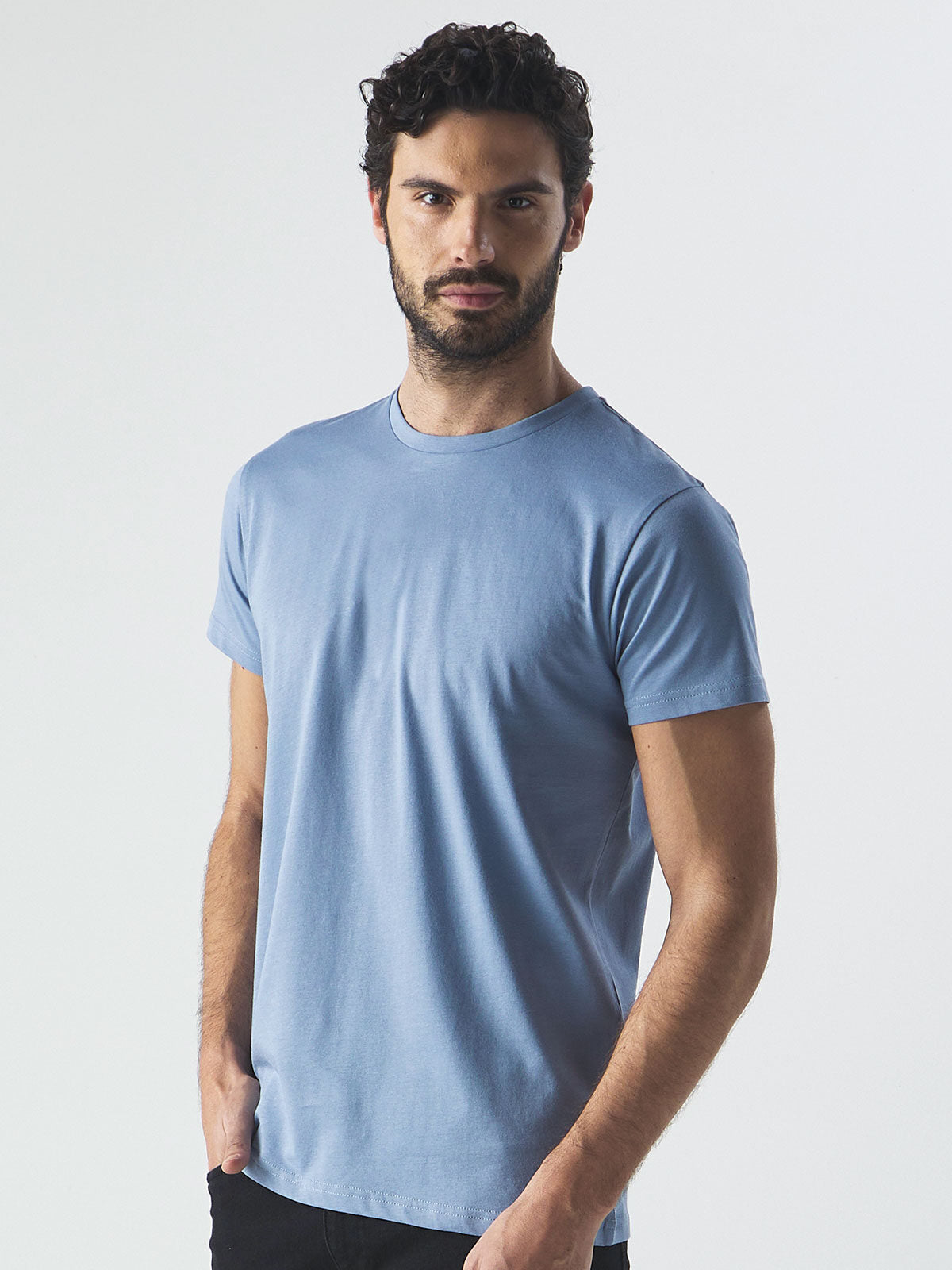 BS050 T-shirt organic Moon UOMO