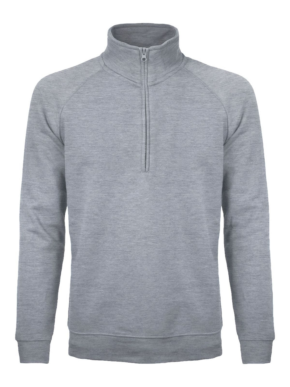 Felpa - Mezza Zip in Raglan BS330