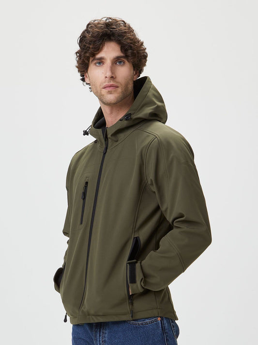 Giacca Softshell con cappuccio BS552