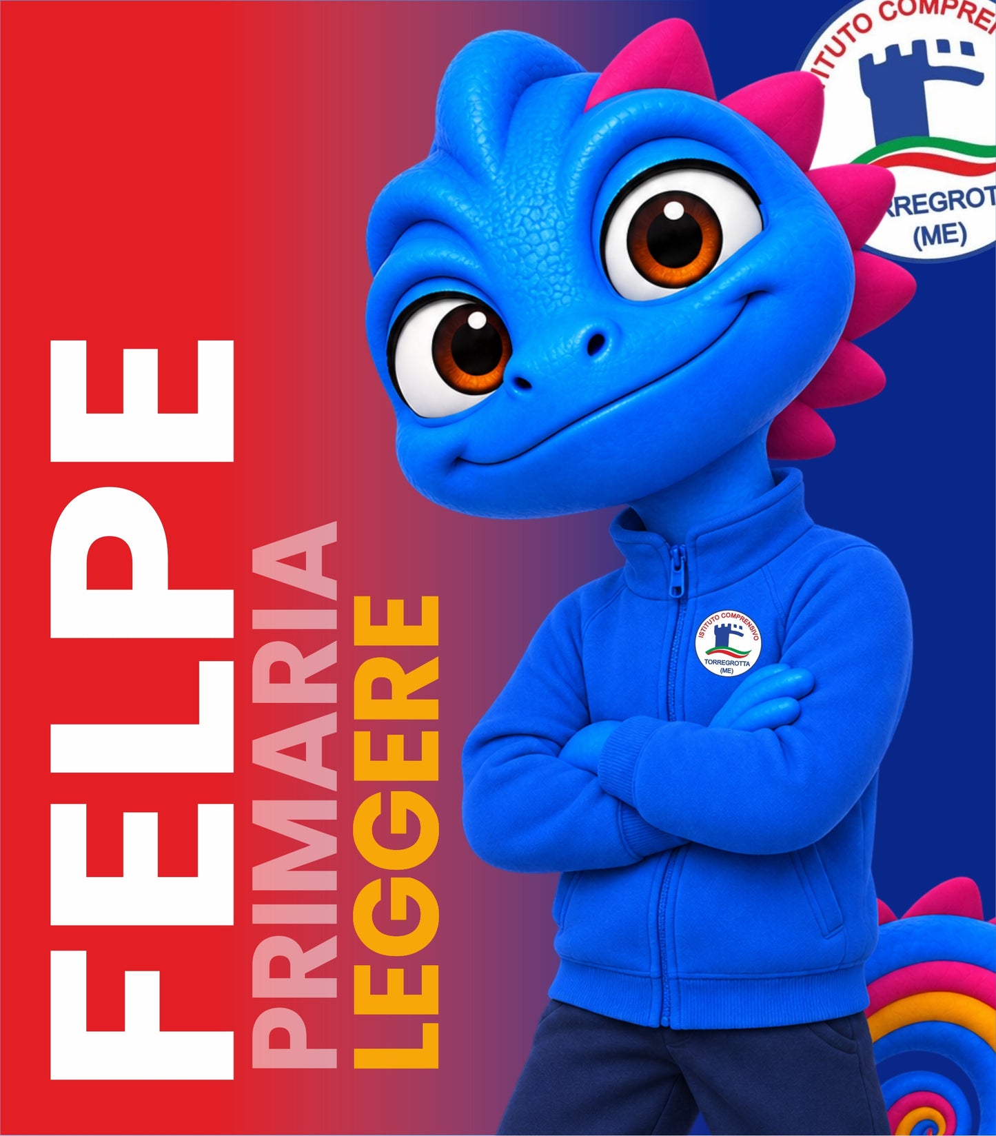5. Felpa Scuola Primaria I.C. Torregrotta - LEGGERE