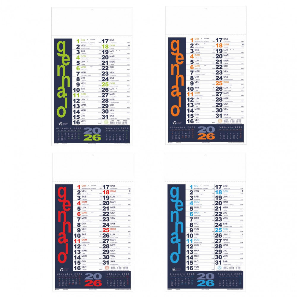 Calendario Portoghese 2026