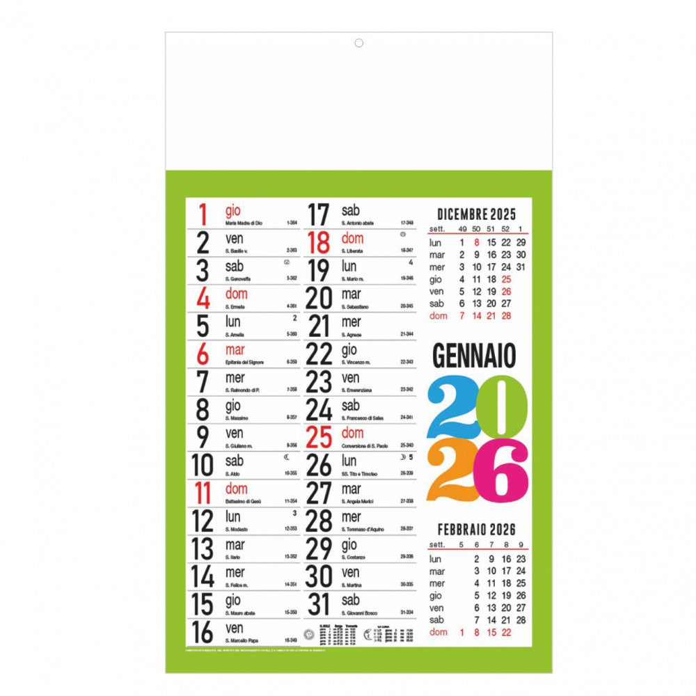 Calendario Svedese 2026