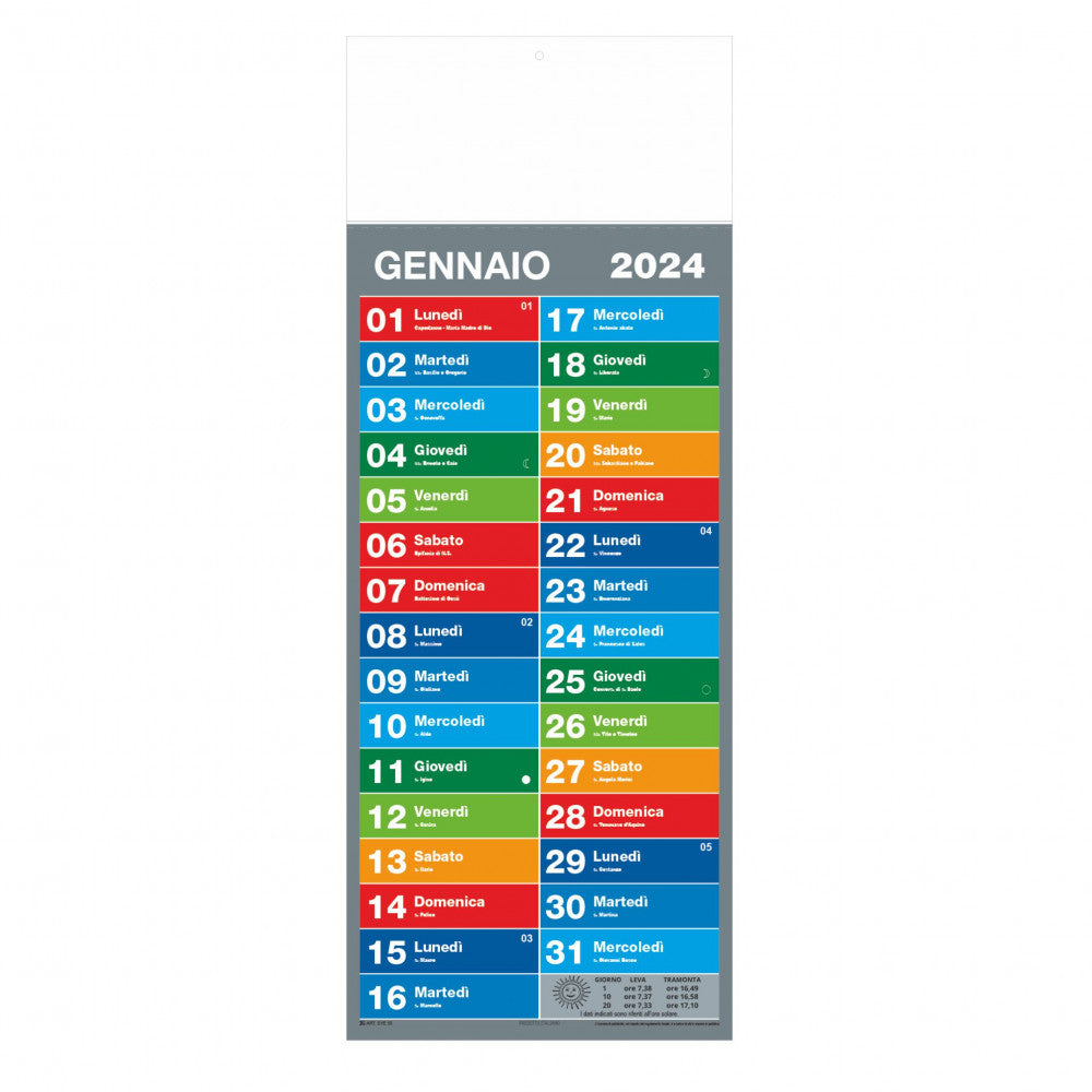 Calendari Serie Multicolor