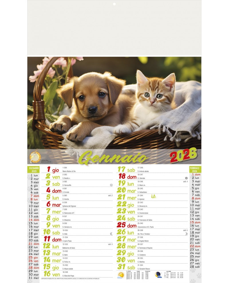 Ilustrato Cani e Gatti 2026