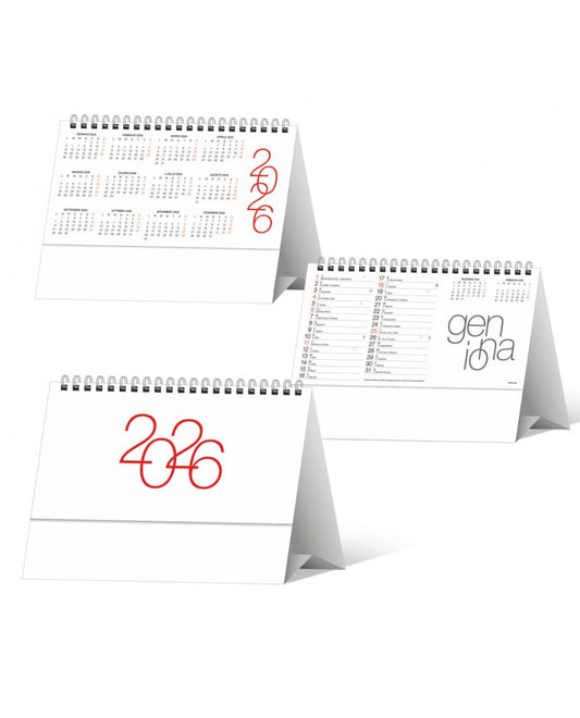 Calendario da Tavolo design 2026
