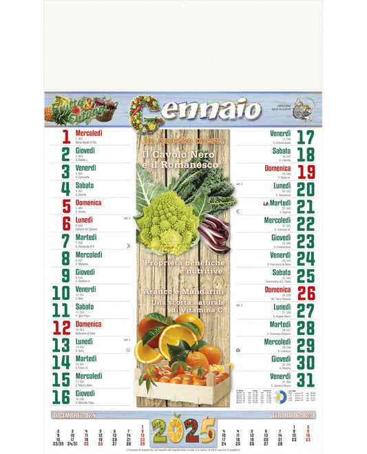 Illustrato Frutta e Ortaggi 2025