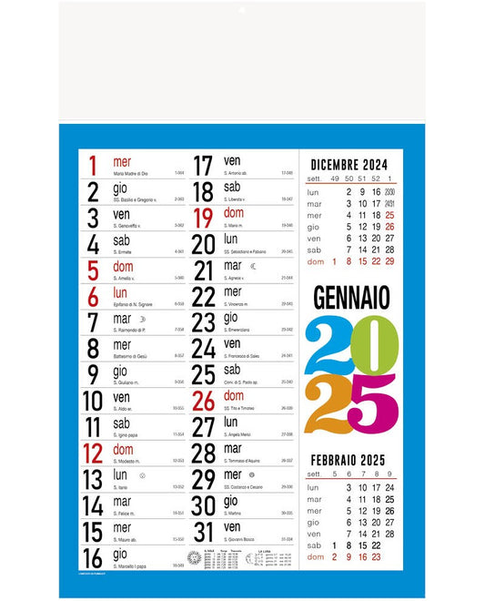 Calendario Svedese 2025