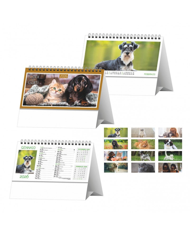 Calendari da Tavolo illustrati 2026